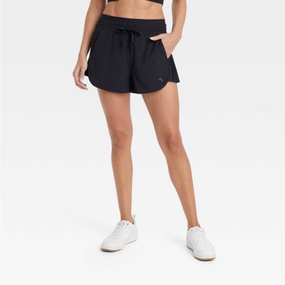 🆕Women's High-Rise Pleated Side Shorts 2.5"
- JoyLab™ Black new